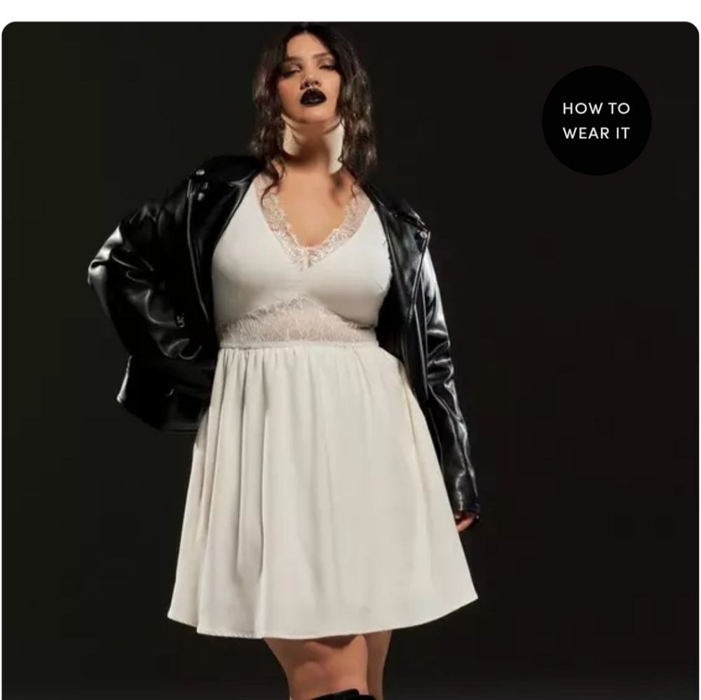 Elegant White Dress From TORRID Nightfall Collection